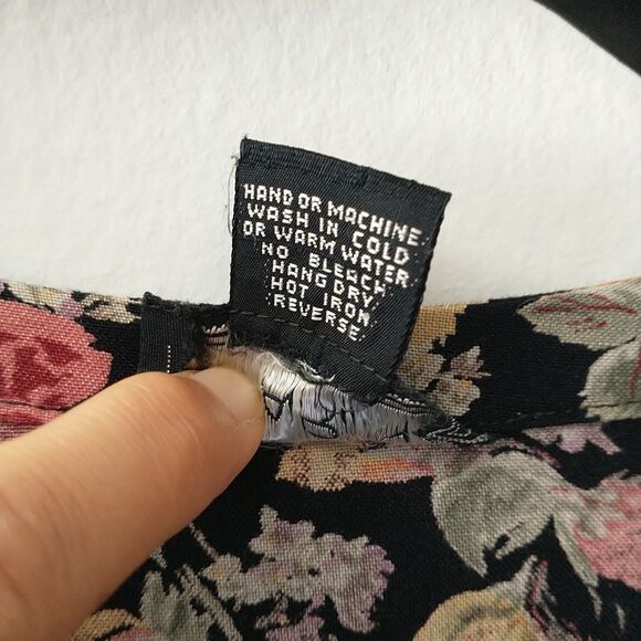 Starina Maxi Dress Womens M Floral Scoop Overlay Boho Cottagecore A Line Fairy - Picture 12 of 12